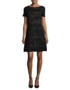 Adrianna Papell Aubrey Lace Fit-&-flare Dress