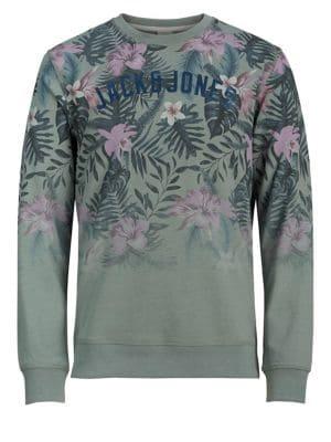 Jack & Jones Tropical Print Sweatshirt