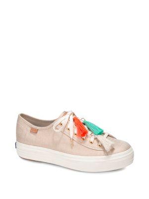 Keds Triple Kick Tassel Canvas Sneakers