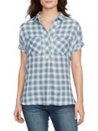William Rast Plaid Button-front Shirt