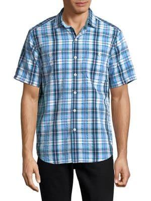 Tommy Bahama Papagayo Plaid Short Sleeve Shirt