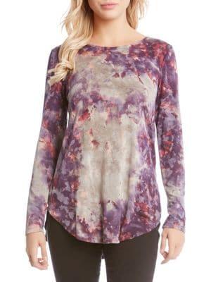 Karen Kane Tie-dye Shirttail Tee