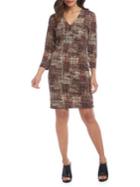 Karen Kane Abstract-print Sheath Dress