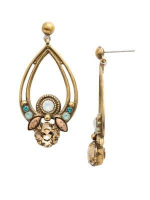 Sorrelli Driftwood Daphne Desert Jasper & Crystal Hand-crafted Drop Earrings