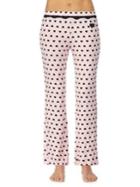 Betsey Johnson Lace-trimmed Printed Long Pants
