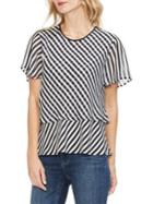 Vince Camuto Sunrise Bay Mixed Stripe Top