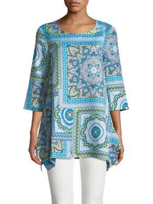 Context Mandala Border Sharkbite Tunic