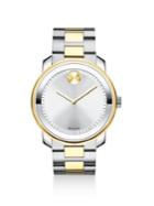 Movado Bold Reflective Two-tone Stainless Steel Bracelet Watch