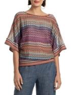 Trina Turk Verandahs Raschel Knit Perception Top