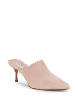 Charles By Charles David Ambree Suede Pointy Heel Mules