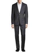 Calvin Klein Wool Pinstripe Suit