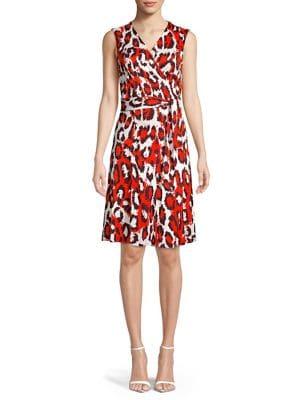 Diane Von Furstenberg Jasmine Leopard-print Wrap Dress