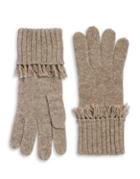 Ugg Fringed Wool-blend Tech Gloves