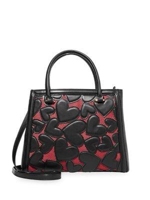 Betsey Johnson Bachelor Of Fine Hearts Satchel