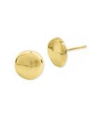 Lord & Taylor 18k Gold Round Stud Earrings