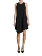 Calvin Klein Solid Asymmetric Dress