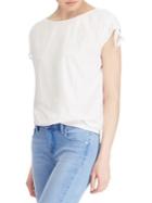 Lauren Ralph Lauren Smocked Jersey Top