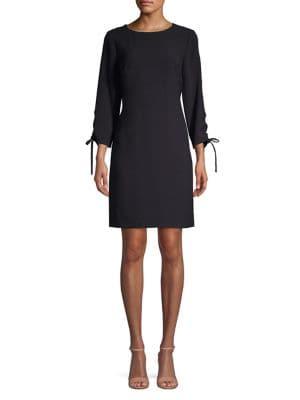 Karl Lagerfeld Paris Crewneck Sheath Dress