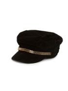 Vince Camuto Double Chain Military Cap