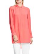 Vince Camuto Collared Tunic Blouse