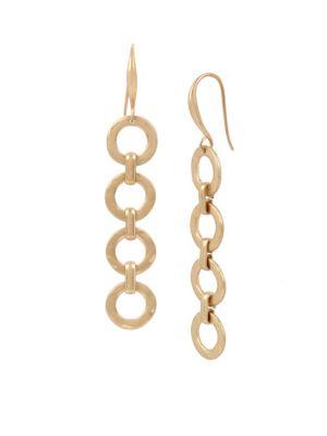 Lord Taylor Moonrise Link Linear Earrings