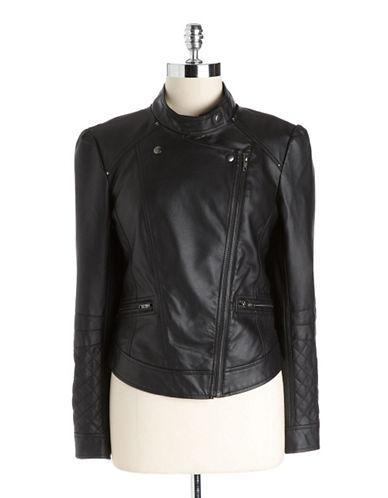 Jessica Simpson Faux-leather Moto Jacket
