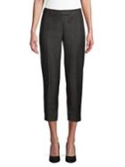 Anne Klein Extended Tab Cropped Pants