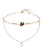 Iconic Swan Swarovski Crystal Choker Necklace