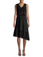Donna Karan Asymmetrical A-line Dress