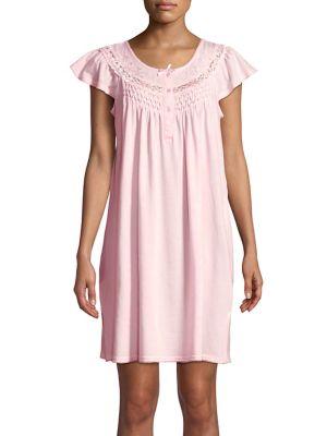 Miss Elaine Cotton-blend Cap Sleeve Night Dress