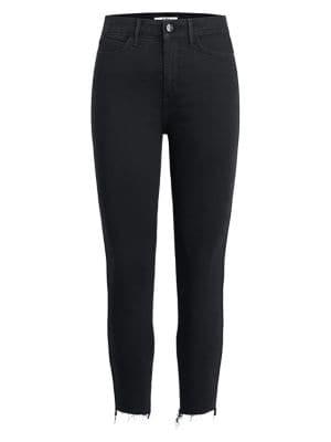 Sam Edelman The Stiletto High-rise Skinny Cropped Dark Jeans