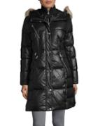 Marc New York Leigh Faux-fur Trimmed Puffer Coat
