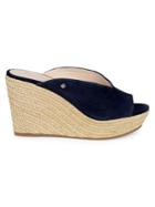 Kate Spade New York Thea Suede Espadrille Wedged Sandals