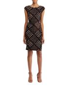 Lauren Ralph Lauren Geometric-print Jersey Dress