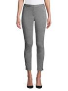 Calvin Klein Houndstooth Printed Straight-leg Pants