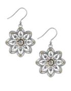 Lucky Brand Flower Drop Earrings