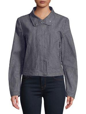T Tahari Cristina Pinstripe Jacket