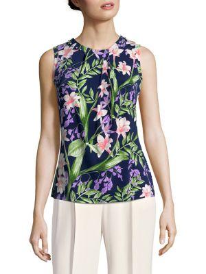 Karl Lagerfeld Paris Faux Pearl-embellished Top