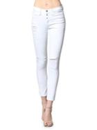 Flying Monkey Destroyed Cropped Skinny Jeans