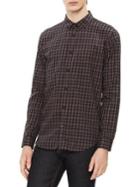 Calvin Klein Heathered Multi Plaid Shirt