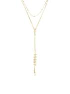 Bcbgeneration Lucky Double Row Y-shaped Faux Pearl Pendant Necklace