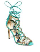 B Brian Atwood B-tyra Suede Ghillie Sandals