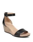 Naturalizer Cami Leather Wedge Sandals