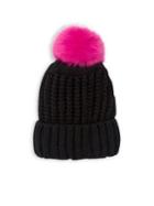 Norla Fox Fur Pom Beanie