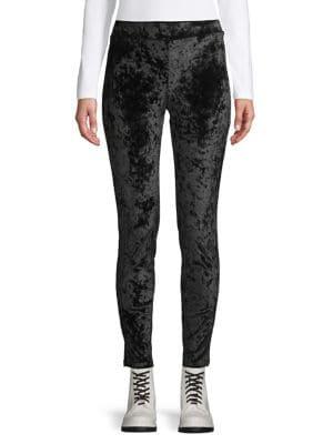 Michael Michael Kors Petite Stretch Velvet Leggings