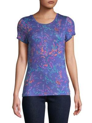 Highline Collective Printed Short-sleeve Top