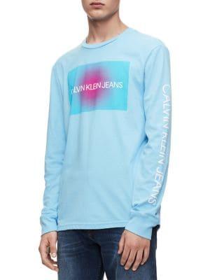 Calvin Klein Jeans Logo Crewneck Cotton Tee