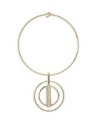 Vince Camuto Into Orbit Crystal Collar Pendant Necklace
