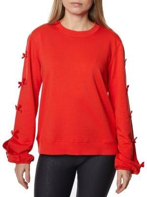 Betsey Johnson Classic Bow Sweatshirt