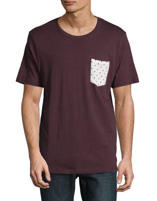 Only And Sons Adam Pocket Fitted Cotton Tee